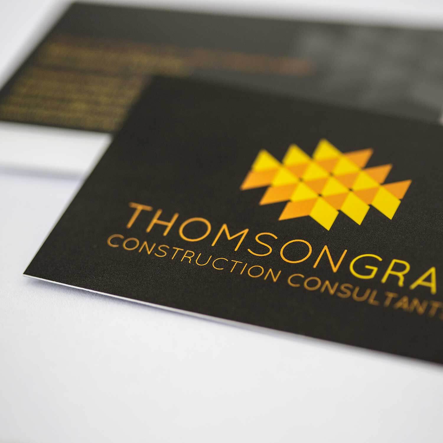Brand stationery for construction industry marketing