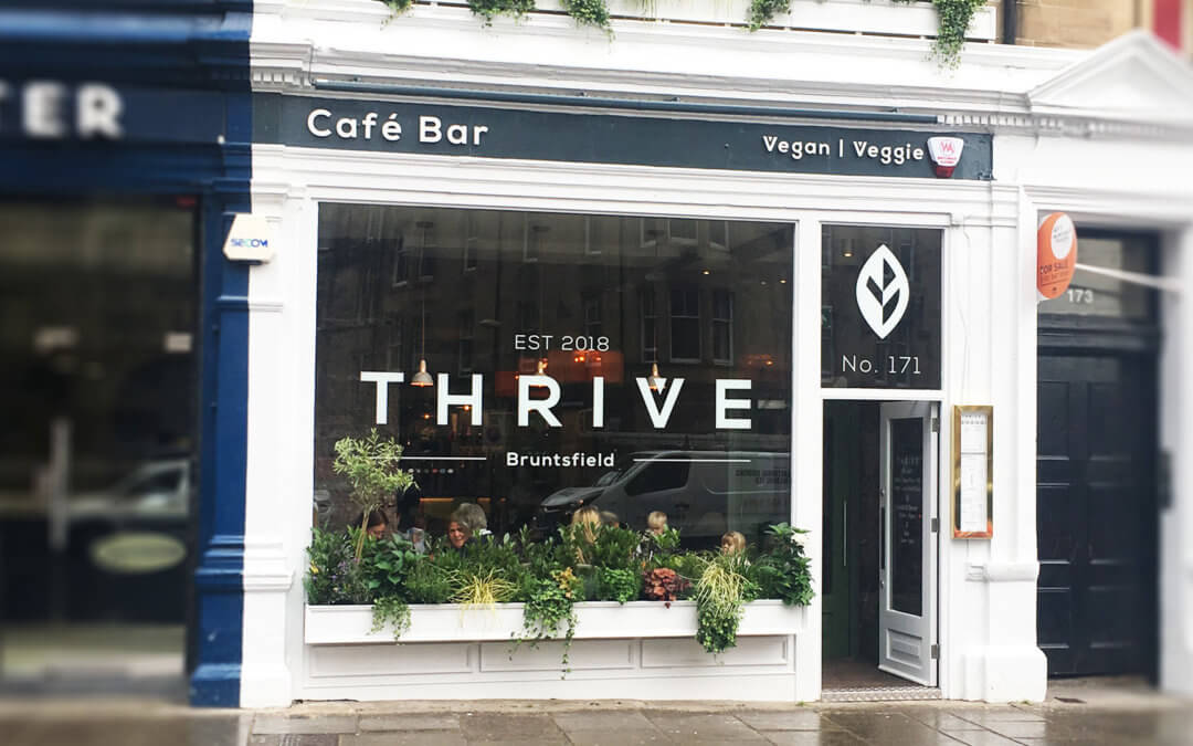 Edinburgh’s newest vegan café bar, Thrive, now open!