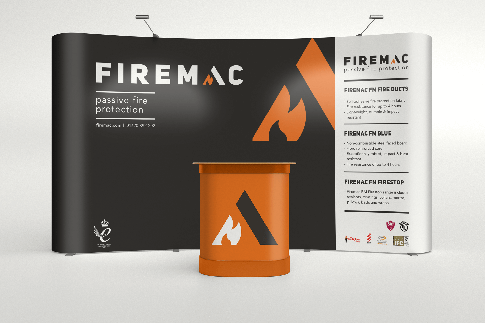 Firemac fire protection banner