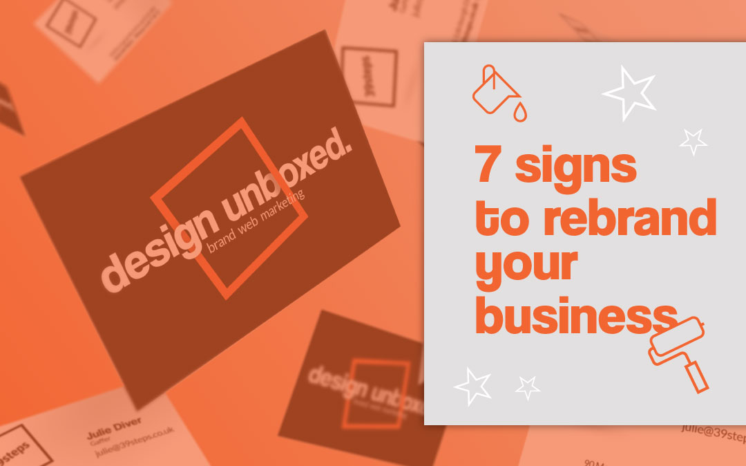 7 signs to rebrand your business